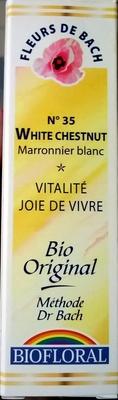 Fleurs de Bach Whute chestnut Marronnier blanc