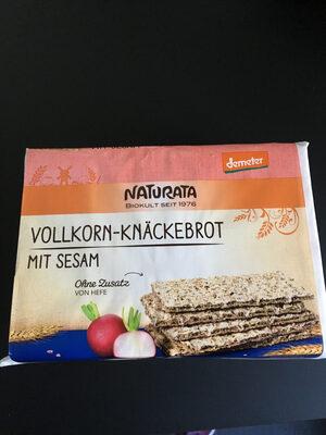 Vollkorn Knäckebrot mit Sesam