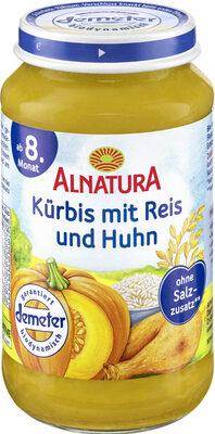 Kürbis mit Reis & Huhn