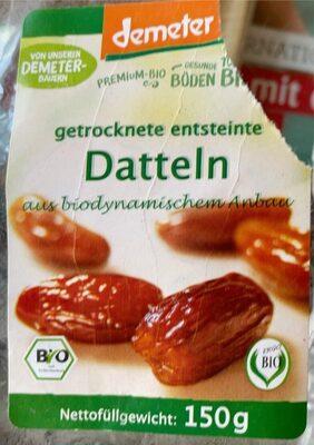 Getrocknete entsteinte Datteln