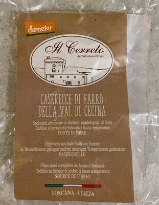 Pâtes semi complètes de farine d'épeautre