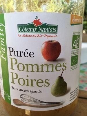 Purée pommes poires
