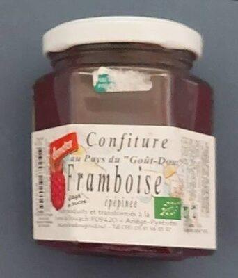 Confiture framboise épépinée