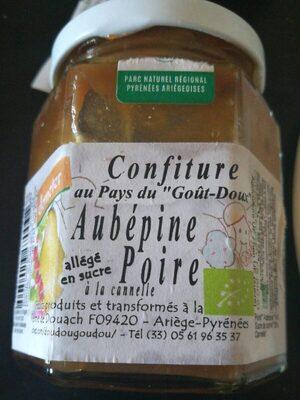 Confiture Aubépine Poire