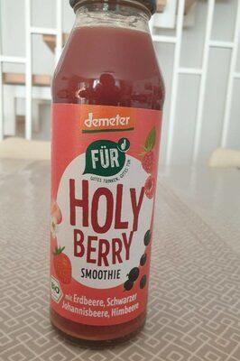 Holy berry smoothie Erdbeeren, Johannisbeeren, himbeere