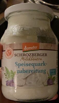 Speisequarkzubereitung