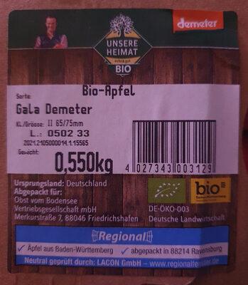 Gala Demeter Bio-Apfel