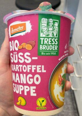 Bio suss-kartoffel mango suppe