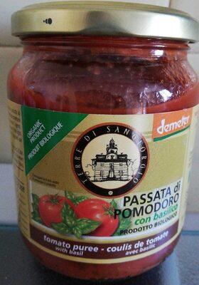 Coulis de tomates avec basilic
